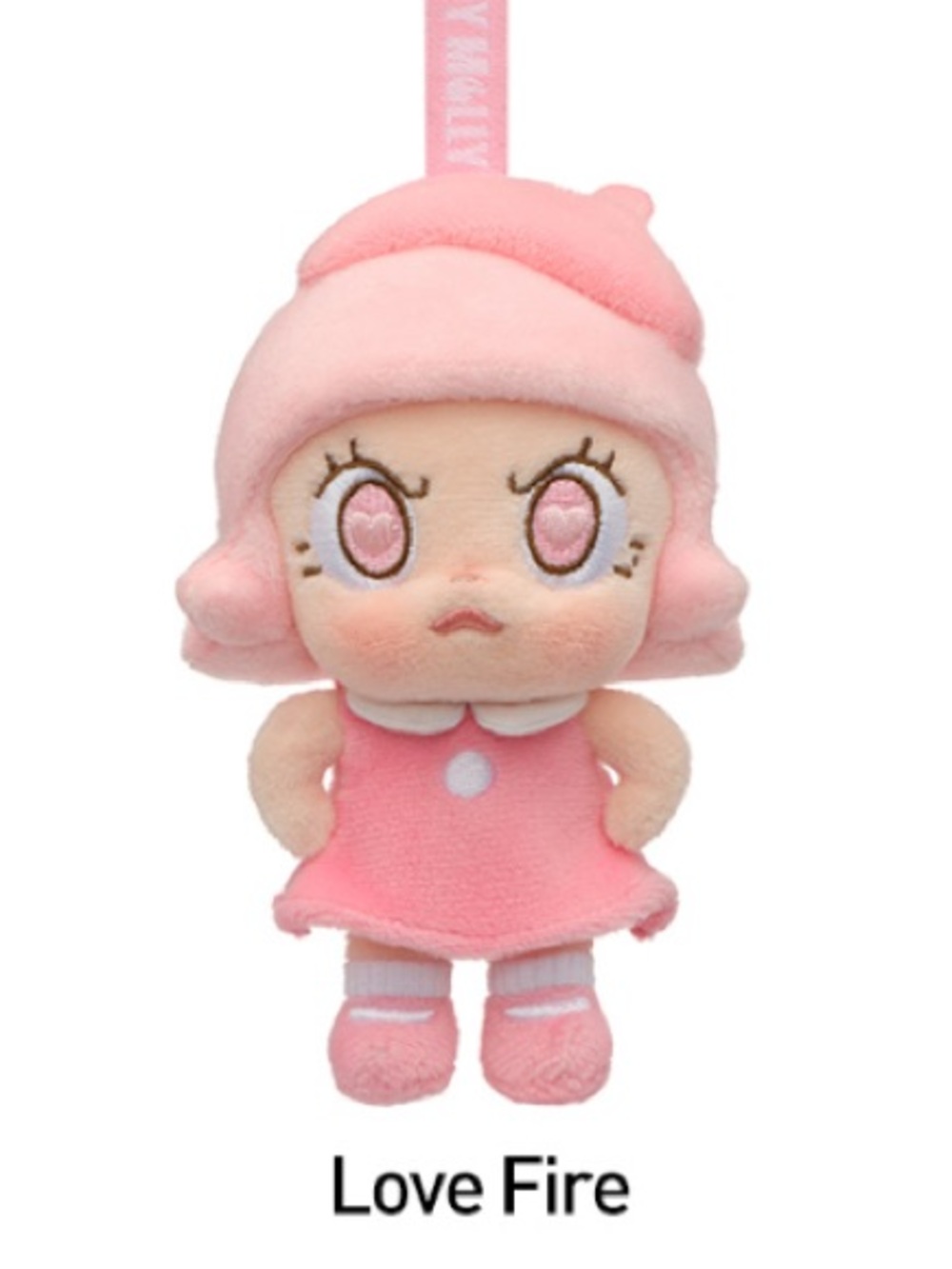 New Sealed Pop Mart Angry Molly Love Fire Plush Doll
